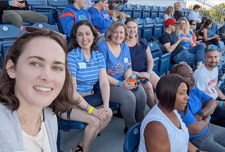 A-P-A members at the Gator baseball game